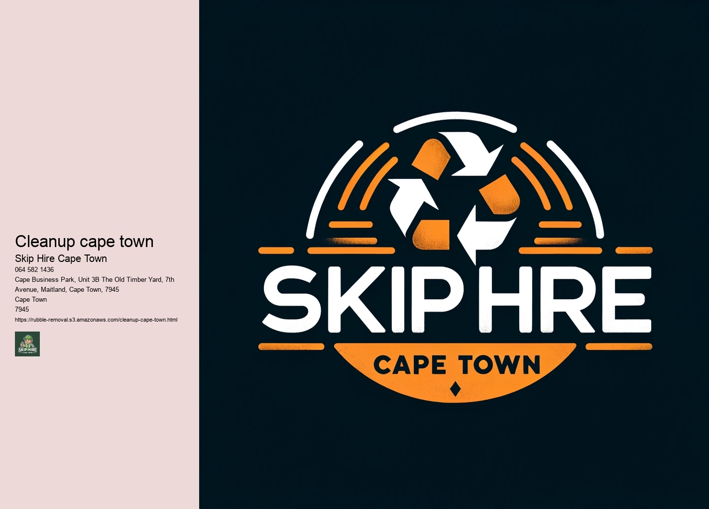 Cleanup cape town