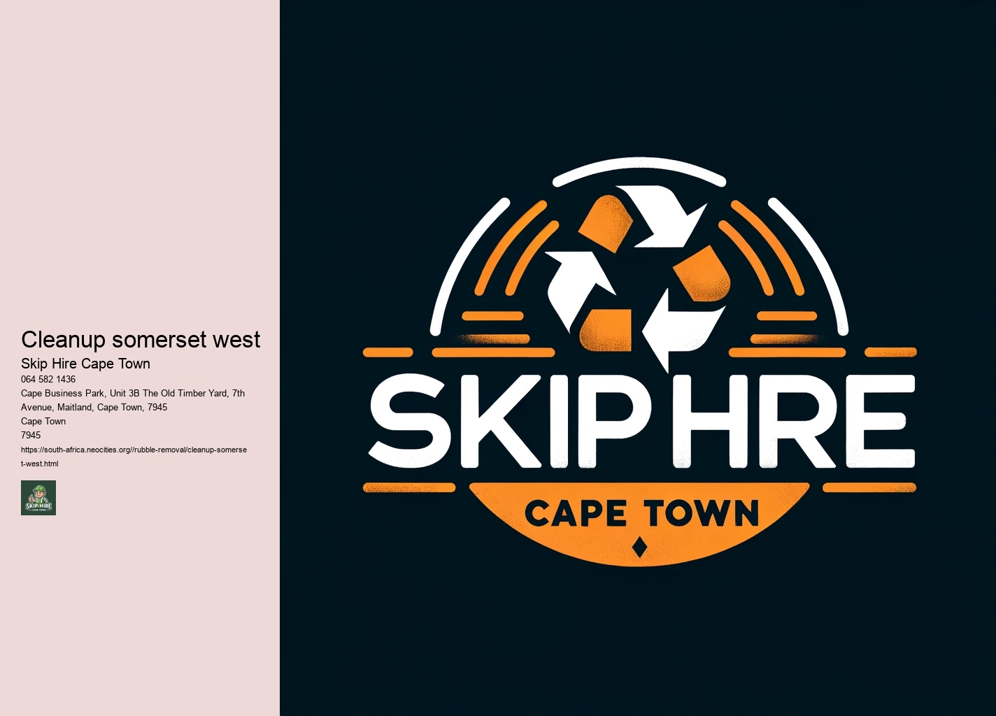 Cleanup somerset west