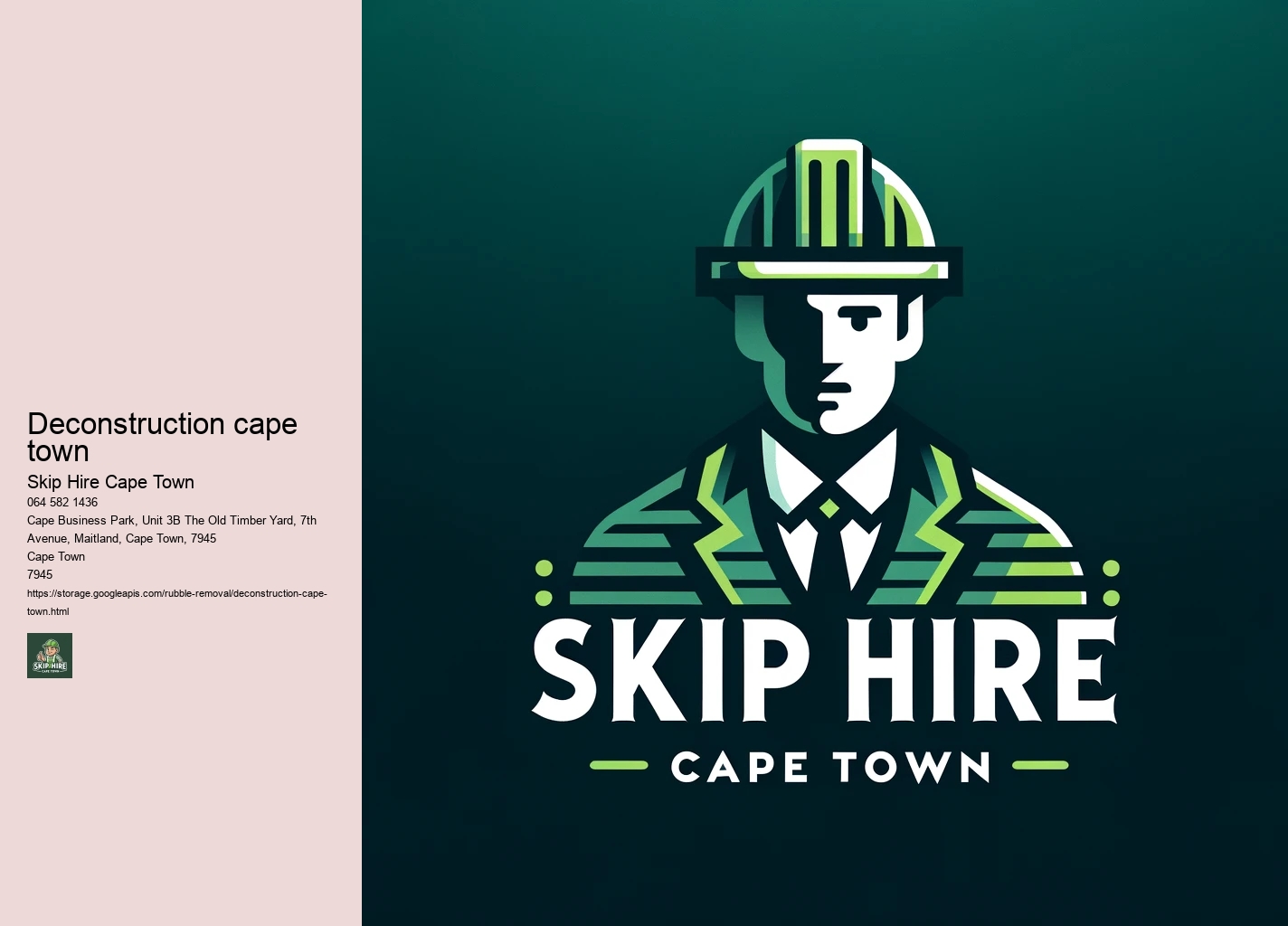 Deconstruction cape town