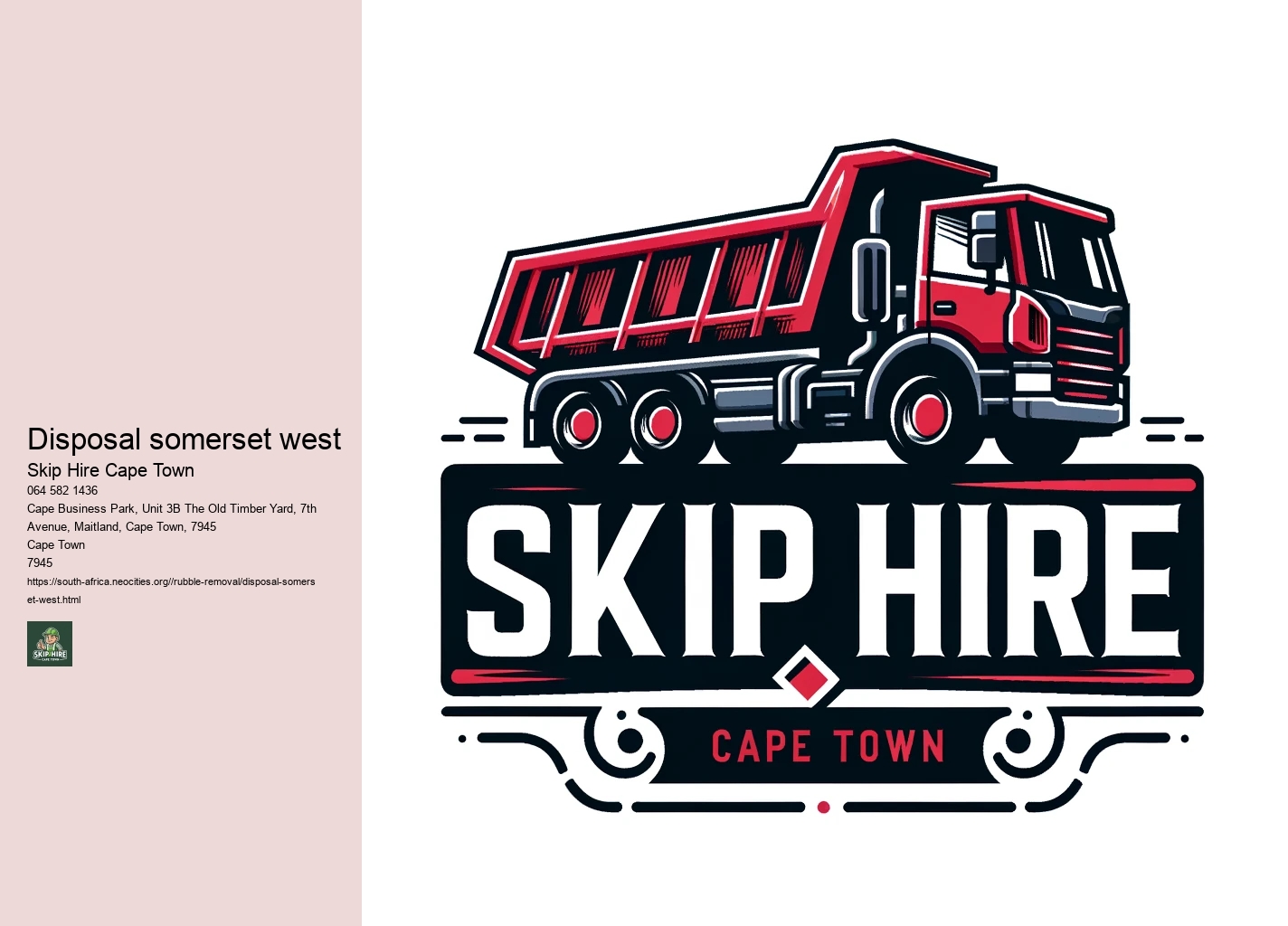 Disposal somerset west