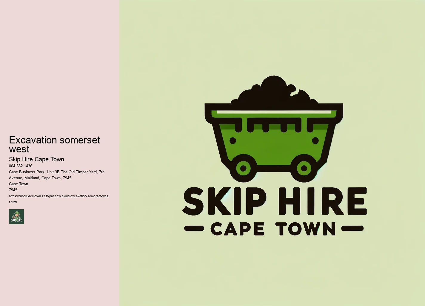 Excavation somerset west