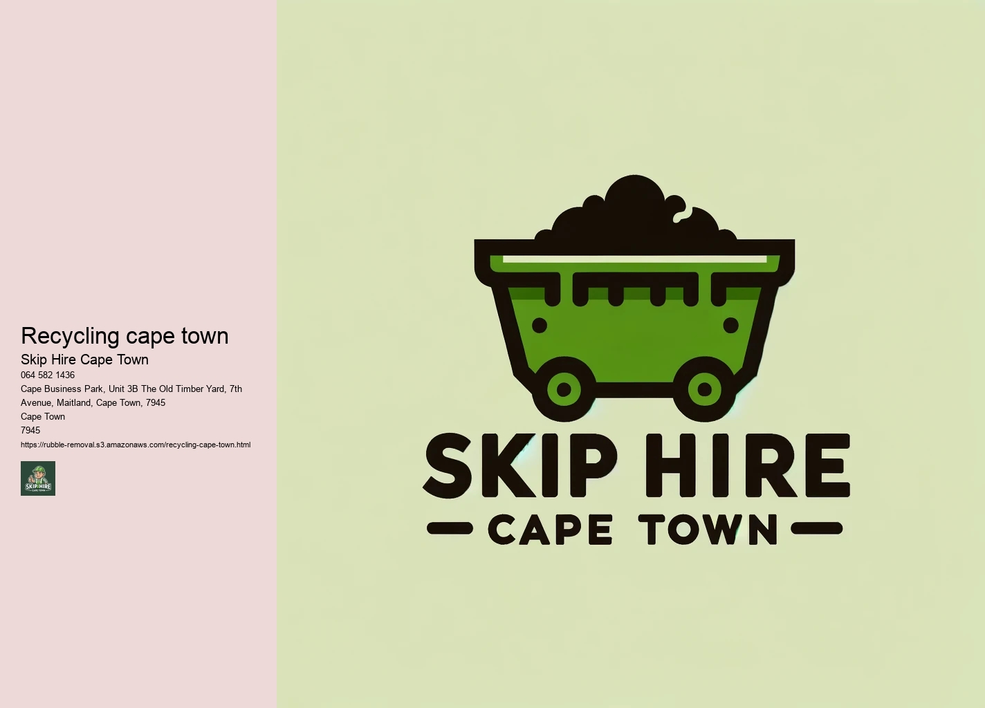Recycling cape town